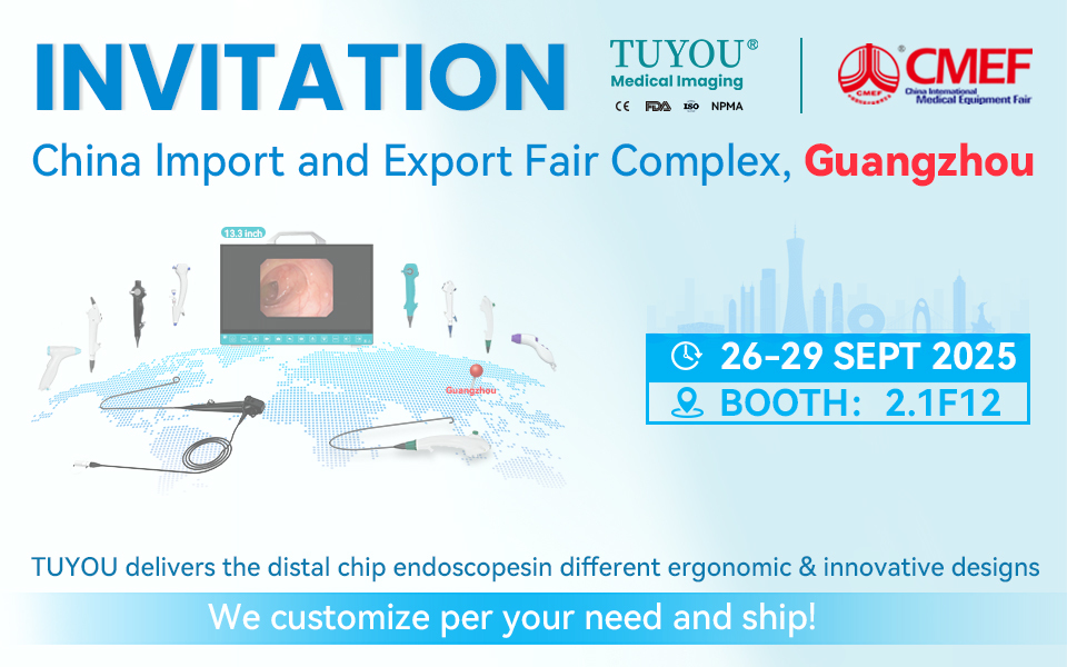 Τελευταίες εταιρικές ειδήσεις για CMEF 2025 Guangzhou Exhibition TUYOU® Endoscope Camera 360° επανάσταση