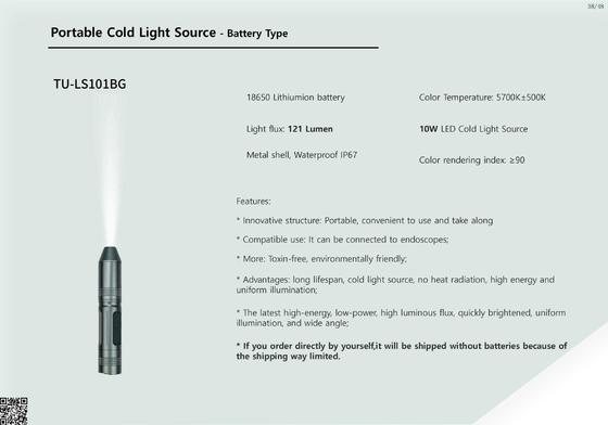Αγορά Tuyou TU-LS101BG ιατρικό LED 10W φορητή κρύα φωτεινή πηγή USB για ENT σε απευθείας σύνδεση κατασκευή