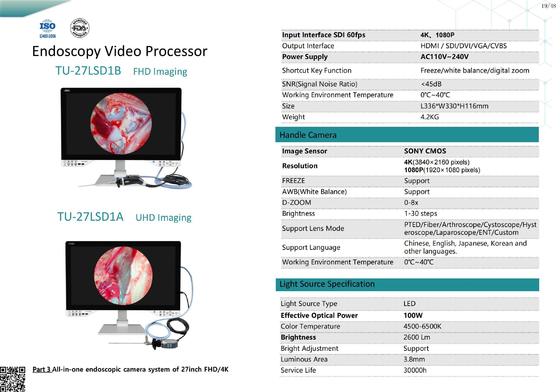 Αγορά TUYOU Κάμερα Ενδοσκόπησης 27 ιντσών 1080P με Λειτουργία Εγγραφής, Αδιάβροχη IPX8 και 8 Ώρες Διάρκεια Μπαταρίας για Ιατρική Ενδοσκόπηση σε απευθείας σύνδεση κατασκευή