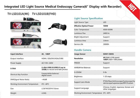 Αγορά Tuyou TV-LSD101A 4K Endoscope Camera System with 6 inch Screen and 1/2.8