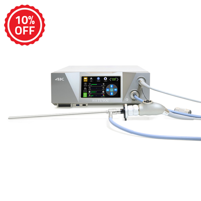 Tuyou 4K Coaxial Dual Endoscope Camera System LED Cold Light Source for Laparoscopy Hysteroscopy