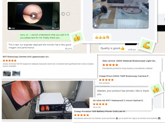 Full HD Ενδοσκόπιο Ιατρική κάμερα 100W Φωτεινή πηγή για ΟΡΤ Ουρολογία Γυναικολογία Οφθαλμολογία 3